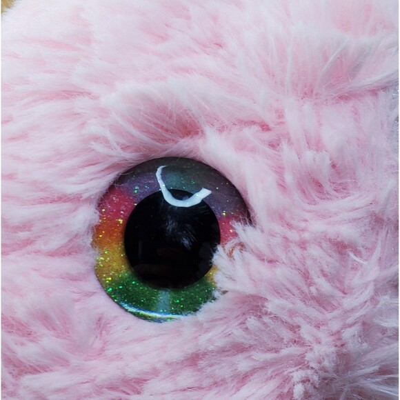Spark Create Imagine Pink Rainbow Silver Unicorn 13" Plush Stuffed Animal Toy - Picture 6 of 8